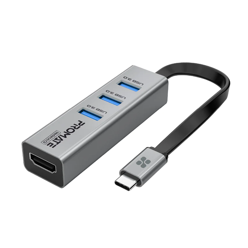 Promate MediaHub-C3 4K Vivid Clarity USB-C to HDMI Adapter Promate MediaHub-C3 4K Vivid Clarity USB-C to HDMI Adapter